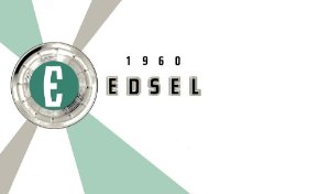 1960 Edsel Ranger, Villager Owner's Manual
