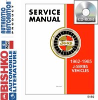 1962-67 JEEP J-SERIES & GLADIATOR Body, Chassis & Electrical Service Manual sample image