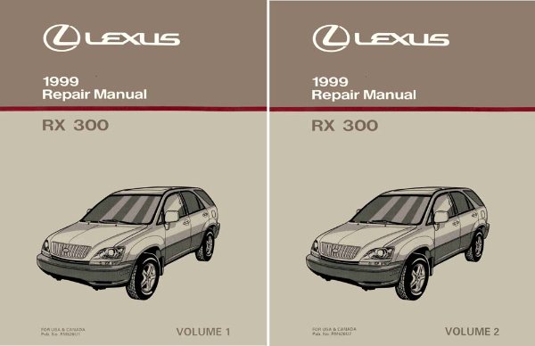 1999 Lexus RX 300 Factory Shop Service Manual