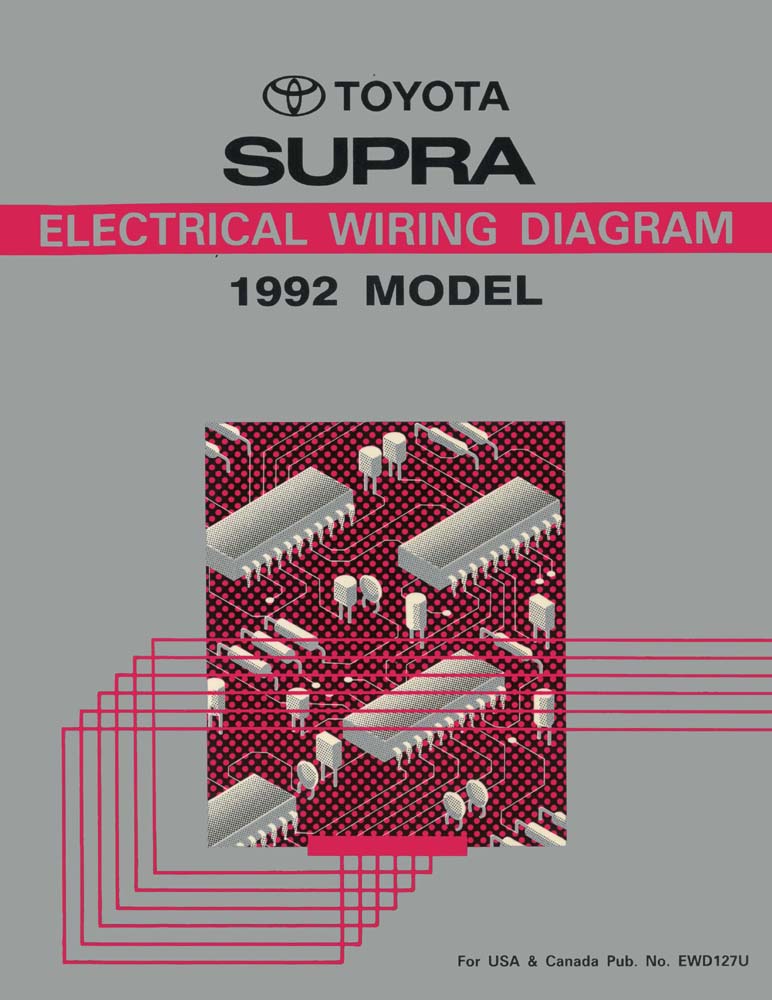 1992 Toyota Supra Wiring Diagrams Schematics Layout