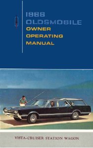 1966 Oldsmobile Vista Cruiser Owner's Manual