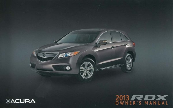 2013 Acura RDX Owner's Manual