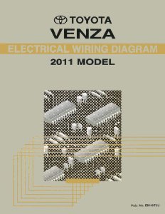 2011 Toyota Venza Wiring Diagrams Manual