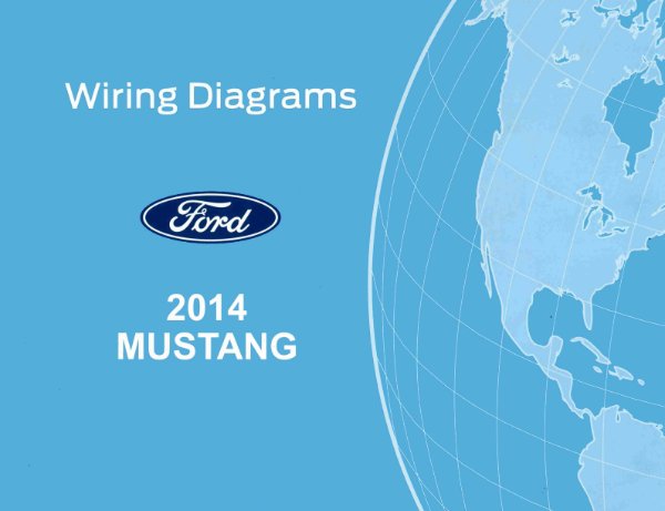 2014 Ford Mustang Wiring Diagrams Manual