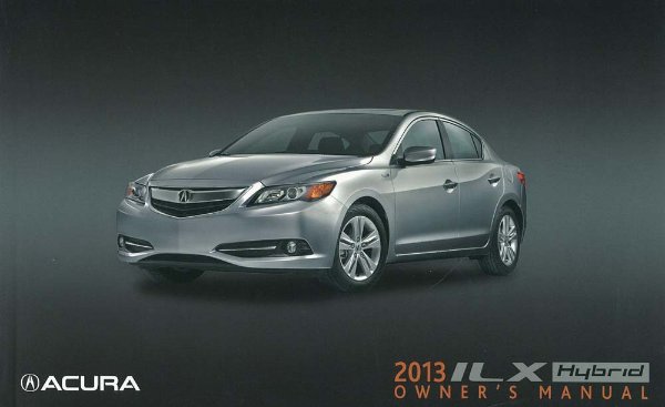 2013 Acura ILX Hybrid Owner's Manual