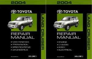 2004 Toyota Land Cruiser Factory Shop Service Manual