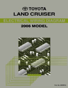 2006 Toyota Land Cruiser Wiring Diagrams Manual