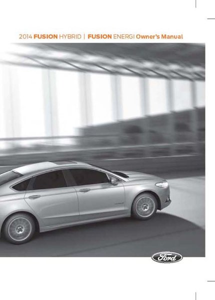 2014 Ford Fusion Hybrid Owner's Manual