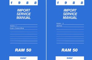 1988 Dodge Ram 50 Truck Factory Shop Service Manual