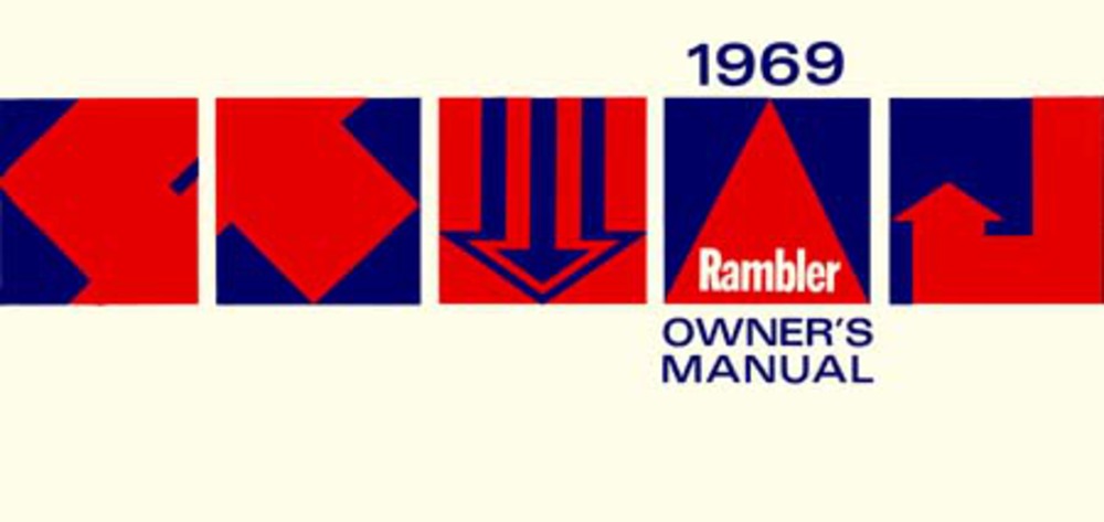 1969 AMC Rambler Owners Manual User Guide