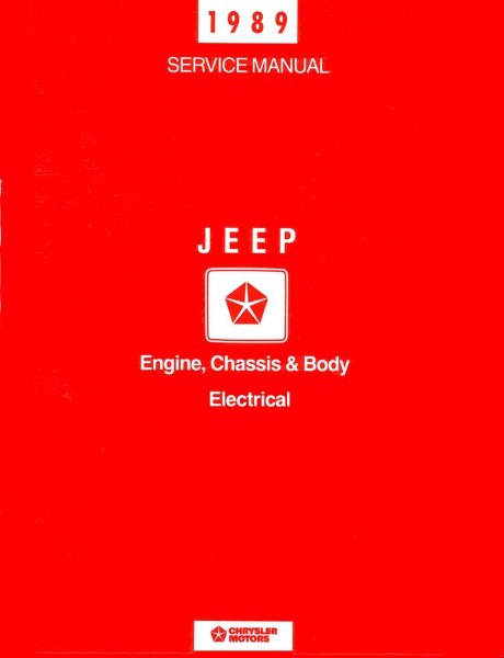 1989 Jeep All Models Factory Shop Service Manual