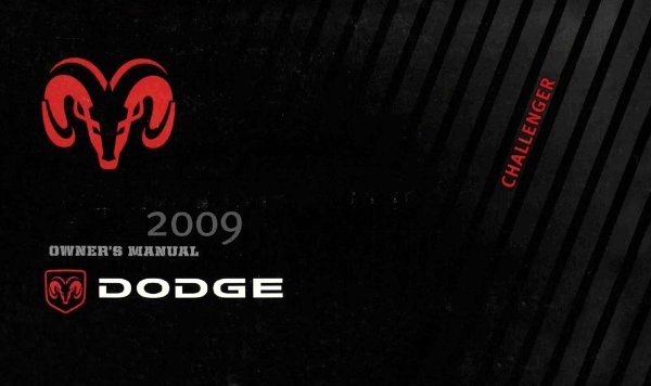 2009 Dodge Challenger Owner's Manual