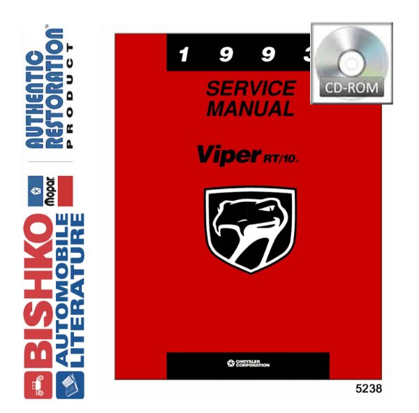 1993 Dodge Viper Factory Shop Service Manual