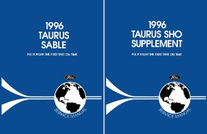 1996 Ford Taurus, Sable Factory Shop Service Manual