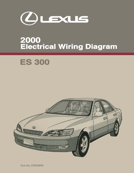 2000 Lexus ES 300 Wiring Diagrams Manual