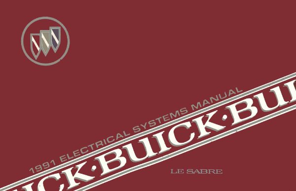 1991 Buick Le Sabre Wiring Diagrams Manual
