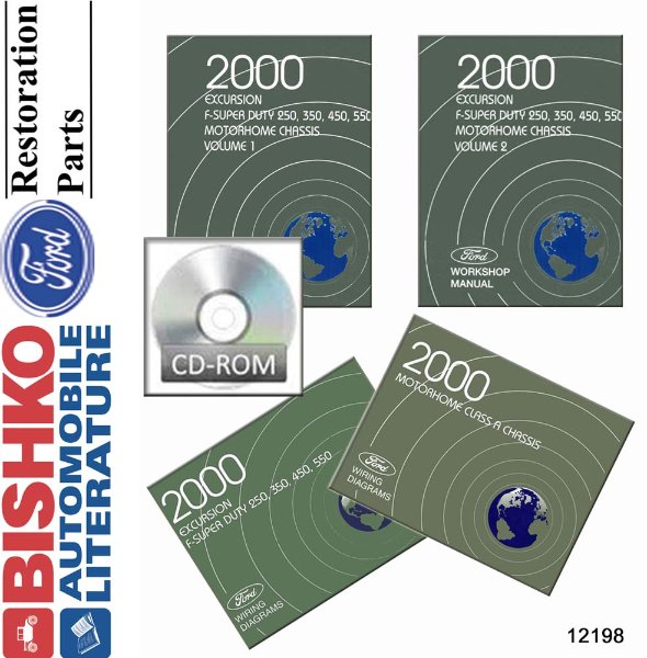 2000 Ford Excursion F250-F550 Motorhome Shop Service Repair Manual PDF Engine