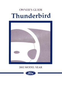 2002 Ford Thunderbird Owner's Manual