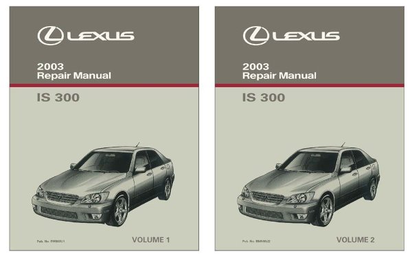 2003 Lexus IS 300 Factory Shop Service Manual