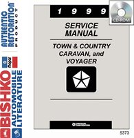 1999 CHRYSLER TOWN & COUNTRY, DODGE CARAVAN & PLYMOUTH VOYAGER Body, Chassis & Electrical Service Manual sample image