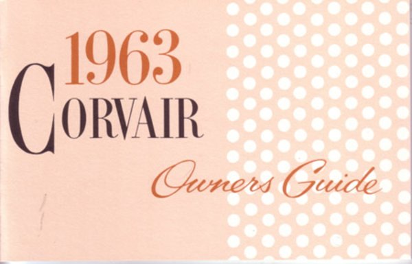 1963 Chevrolet Corvair Owner's Manual