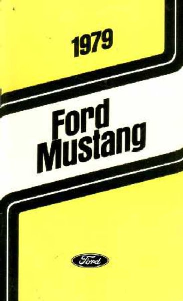 1979 Ford Mustang Owner's Manual