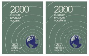 2000 Ford Contour, Mercury Mystique Factory Shop Service Manual