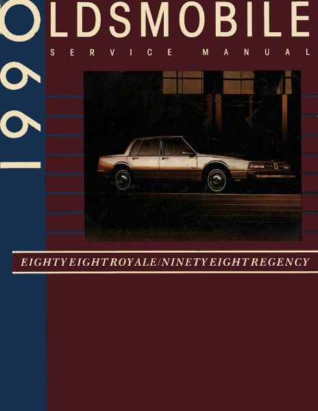 1990 Oldsmobile 98, 88 Factory Shop Service Manual