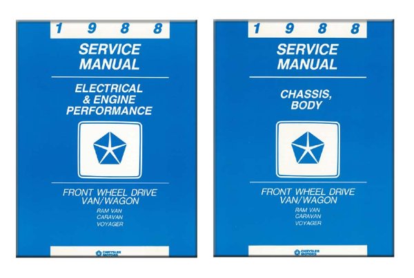 1988 Dodge Truck Caravan, Voyager Factory Shop Service Manual