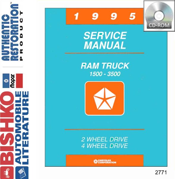 1995 Dodge 1500-3500 Ram Truck Factory Shop Service Manual