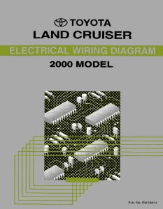 2000 Toyota Land Cruiser Wiring Diagrams Manual