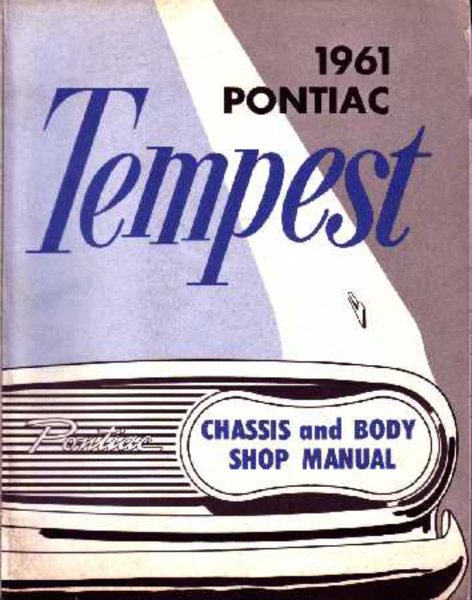 1961 Pontiac Tempest Factory Shop Service Manual