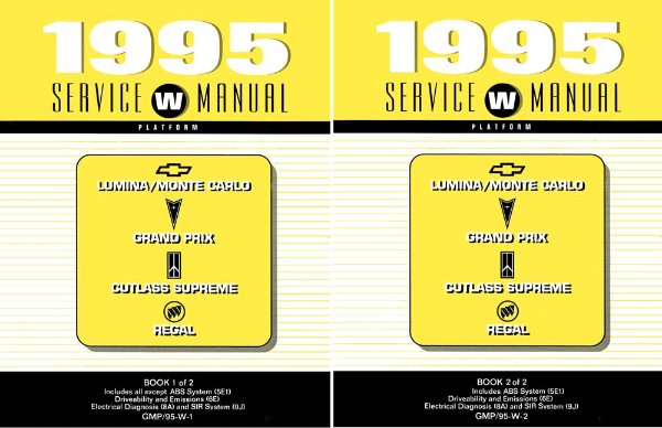 1995 Chevrolet Lumina, Monte Carlo, Cutlass Supreme, Grand Prix