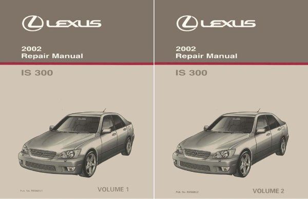 2002 Lexus IS 300 Factory Shop Service Manual