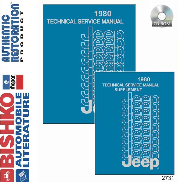 1980 Jeep All Models Factory Shop Service Manual