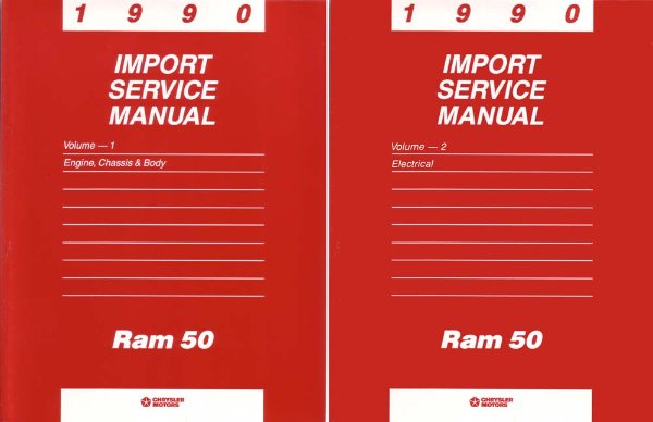 1990 Dodge Ram 50 Truck Factory Shop Service Manual