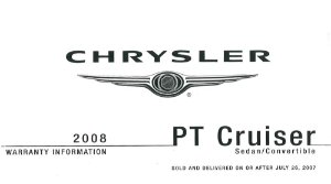 2008 Chrysler PT Cruiser Owner's Manual