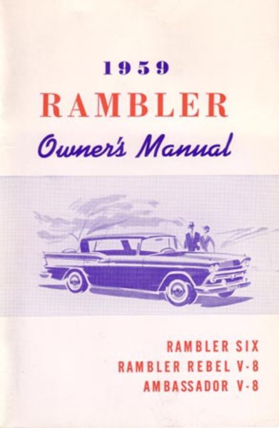 1959 AMC Rambler Owner's Manual