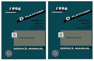 1996 Cadillac Fleetwood Factory Shop Service Manual