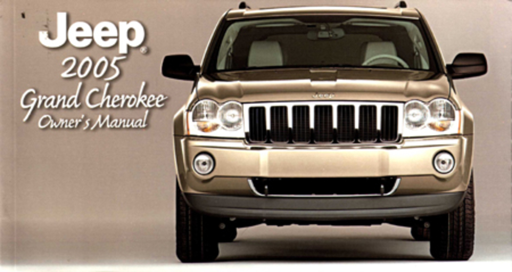 2005 Jeep Grand Cherokee Owners Manual User Guide