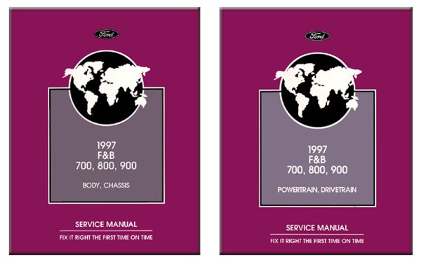 1997 Ford Truck F&B 700-900, Medium Duty Factory Shop Service Manual