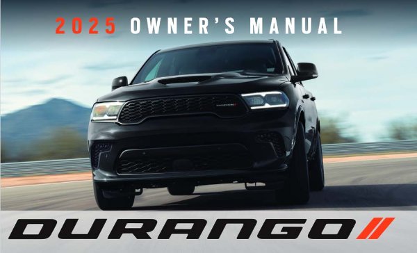 2025 Dodge Durango Owner's Manual