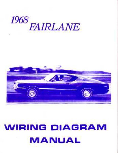 1968 Ford Fairlane Wiring Diagrams Manual