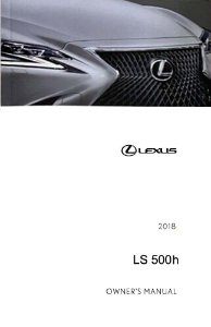 2018 Lexus LS 500H Owner's Manual