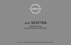 2023 Nissan Sentra Owner's Manual
