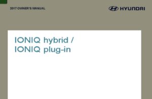 2017 Hyundai IONIQ PHEV Owner's Manual
