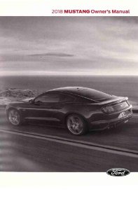 2018 Ford Mustang Owner's Manual