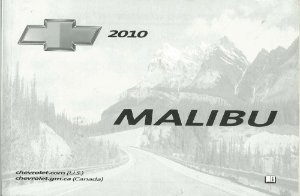 2010 Chevrolet Malibu Owner's Manual