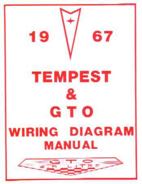 1967 Pontiac GTO, Tempest Wiring Diagrams Manual