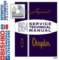 1964 CHRYSLER Body, Chassis & Electrical Service Manual sample image
